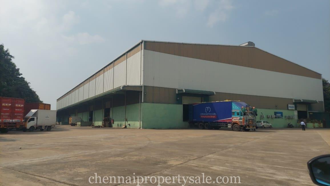 14 Acre On Road Rental Income Godown For Sale in Periyapalayam