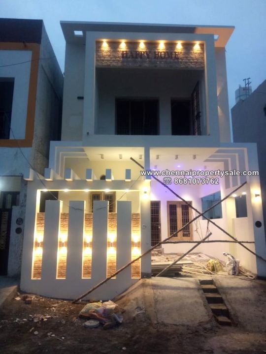 2000 Sqft 3 BHK Luxurious Duplex House Sale in Kovur