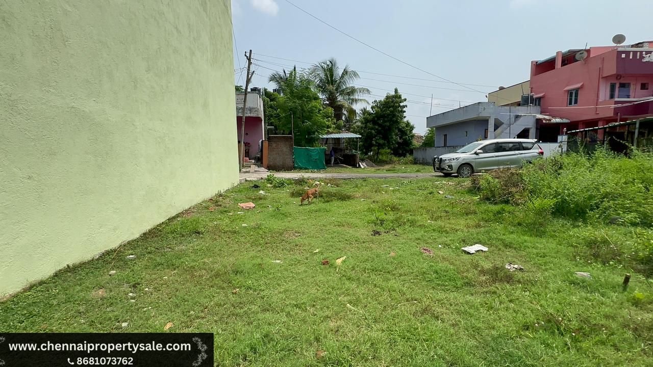 1239 Sqft Residential Plot Sale in Avadi Near Pattabiram