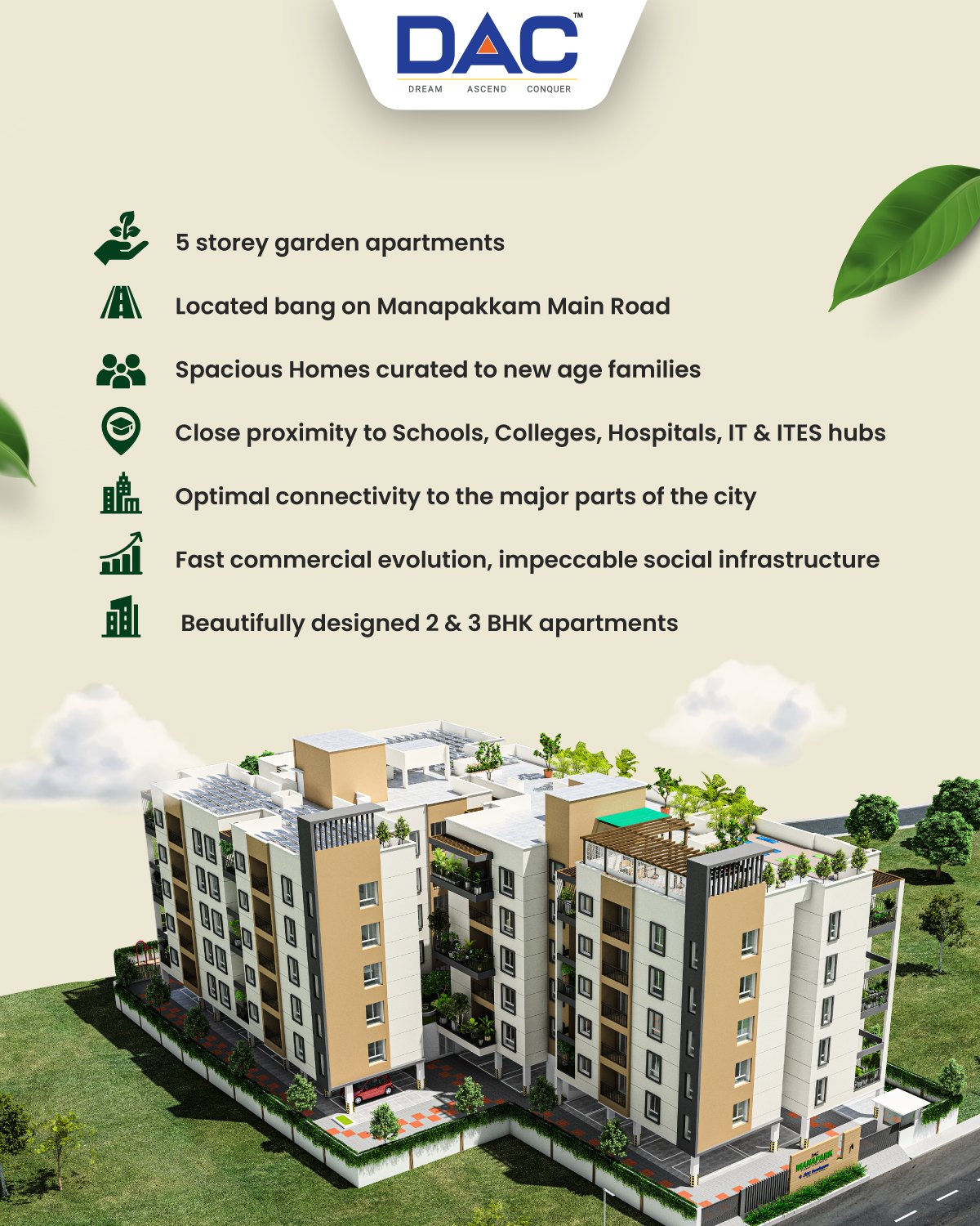 Premium New flats sale in Manapakkam Chennai