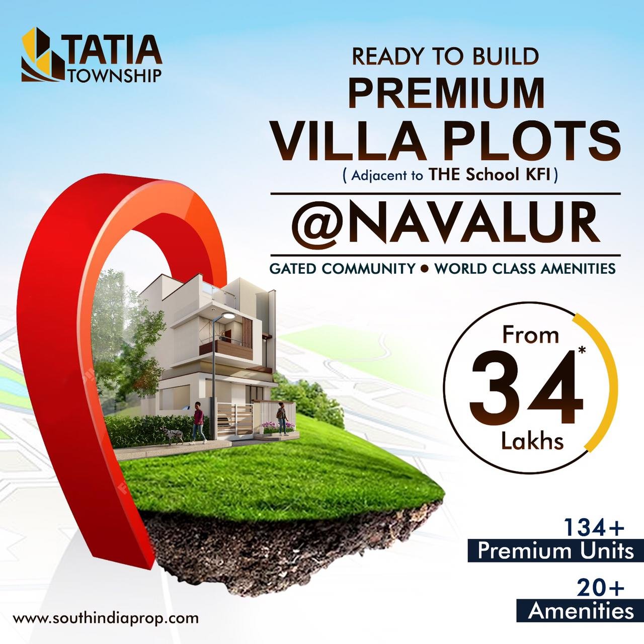 SIS Tatia Township luxury Villa Plots for Sale in Thalambur