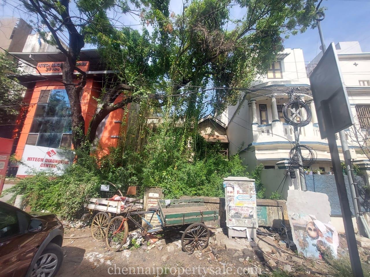 2600 SqFt On Road Commercial Land With Old Building Sale in Kilpauk