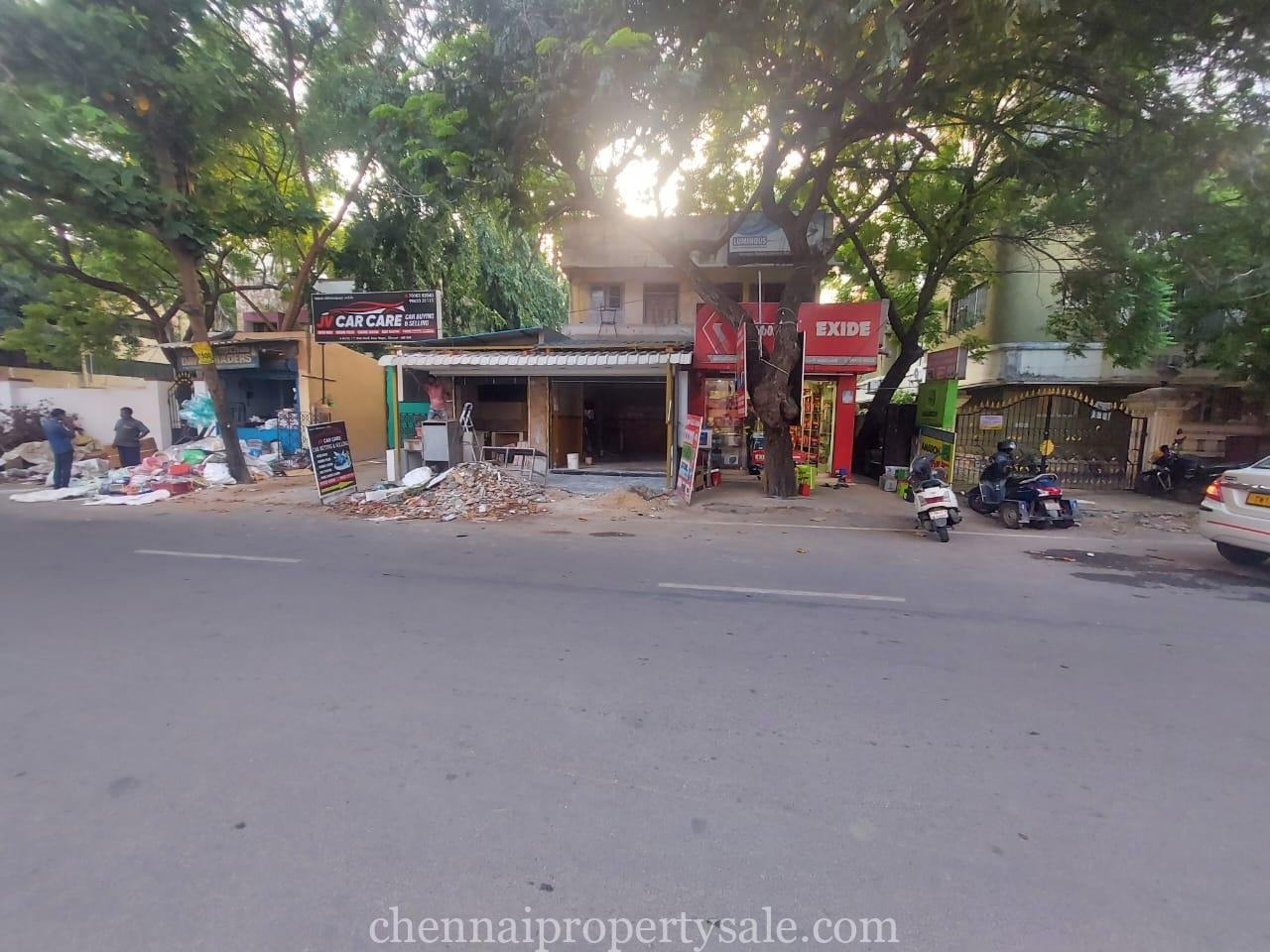 5000 Sq.Ft Commercial Land With Old Building For Sale in Anna Nagar