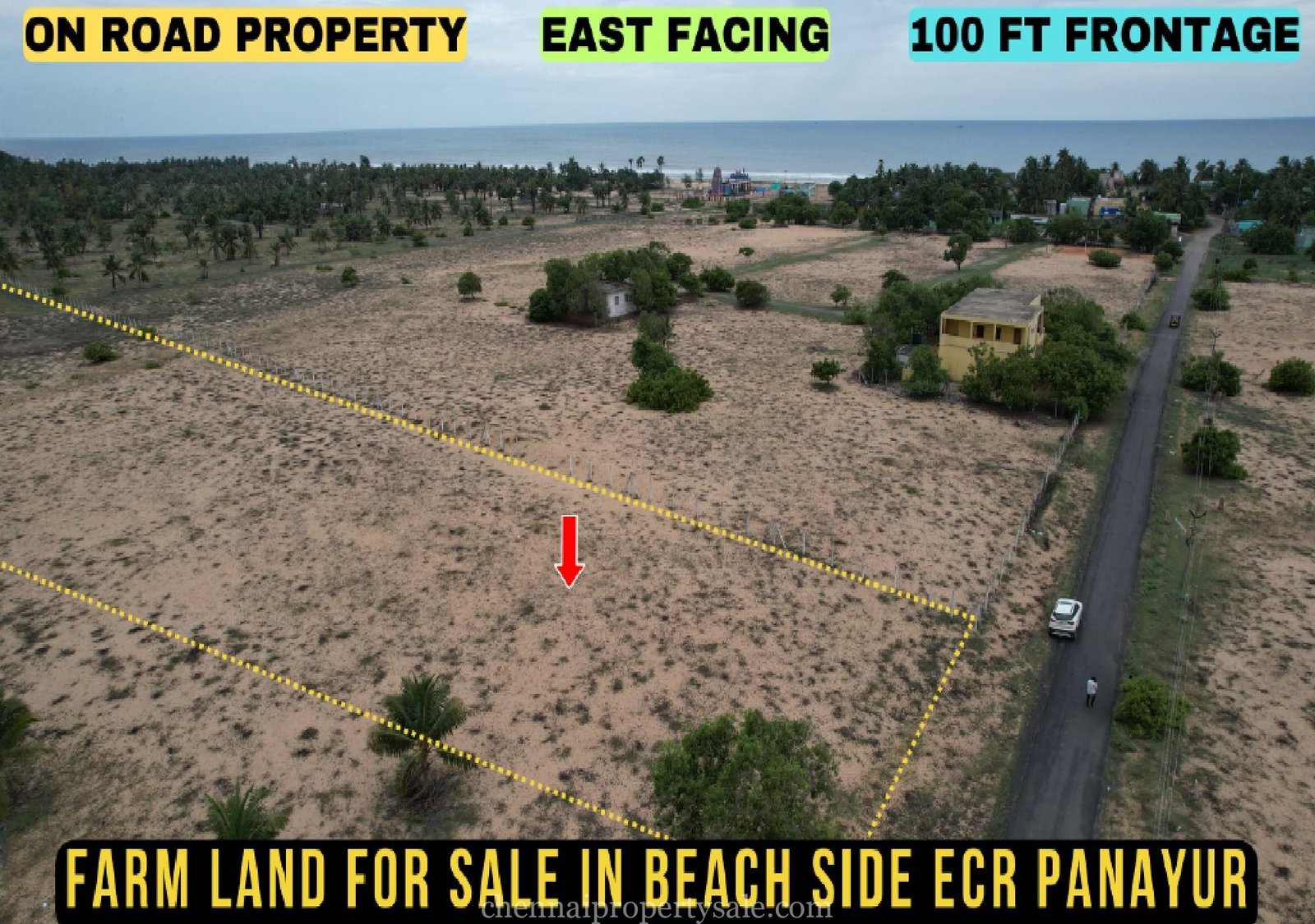 5 Ground Farm Land Sale in Beach Side Ecr Panaiyur