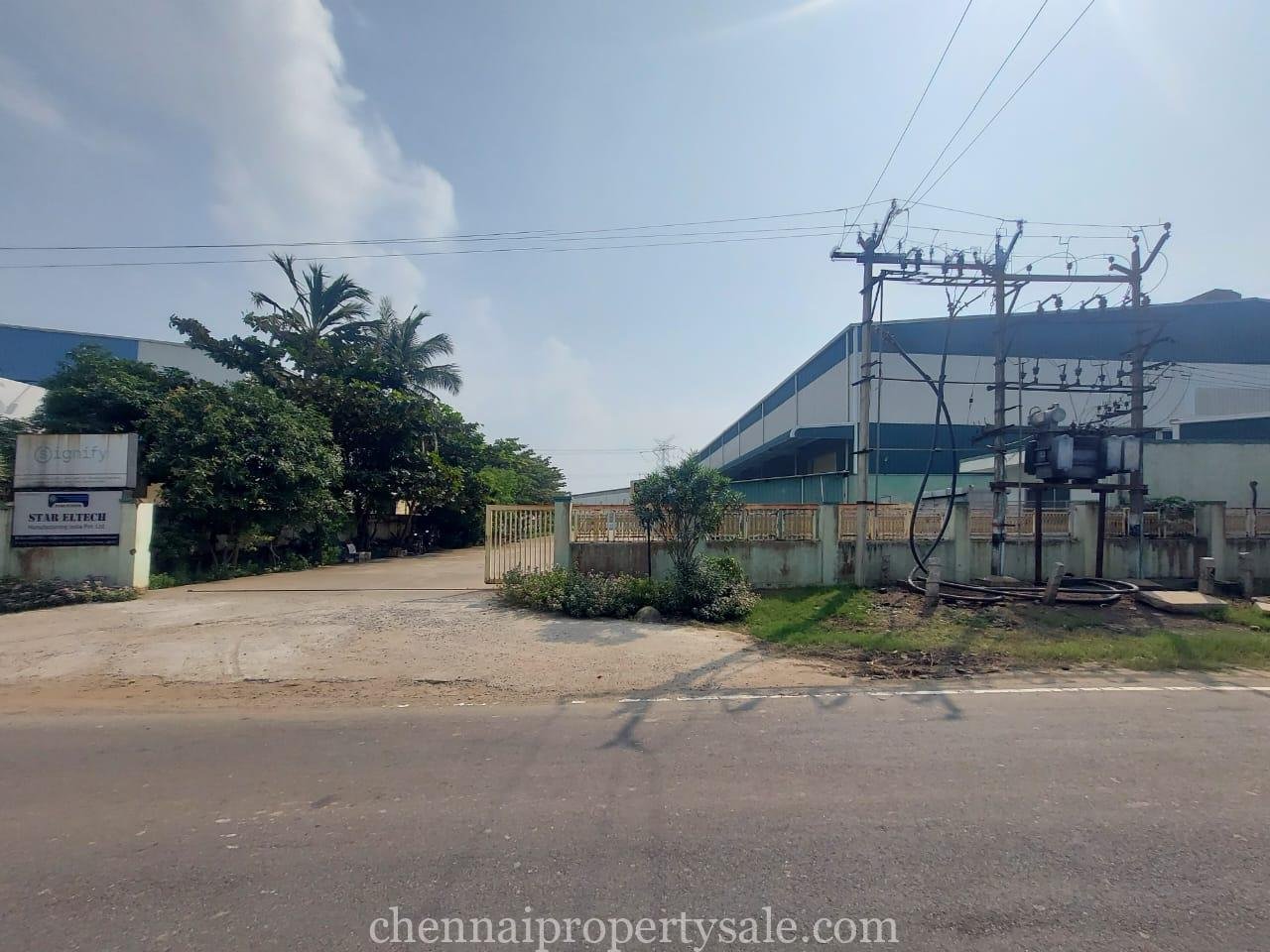 14 Acre On Road Rental Income Godown For Sale in Periyapalayam