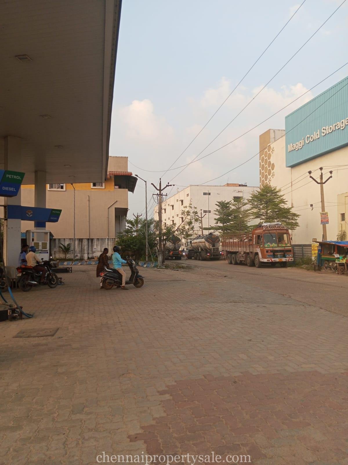 Running Petrol Bunk With Land For Sale in Vadaperumbakkam