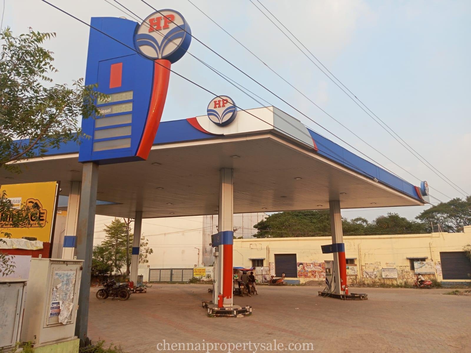 Running Petrol Bunk With Land For Sale in Vadaperumbakkam