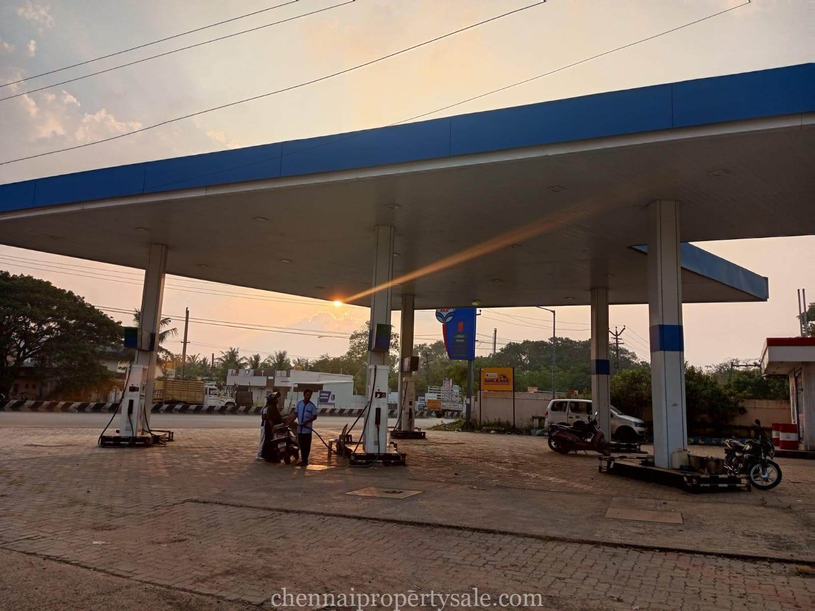 Running Petrol Bunk With Land For Sale in Vadaperumbakkam