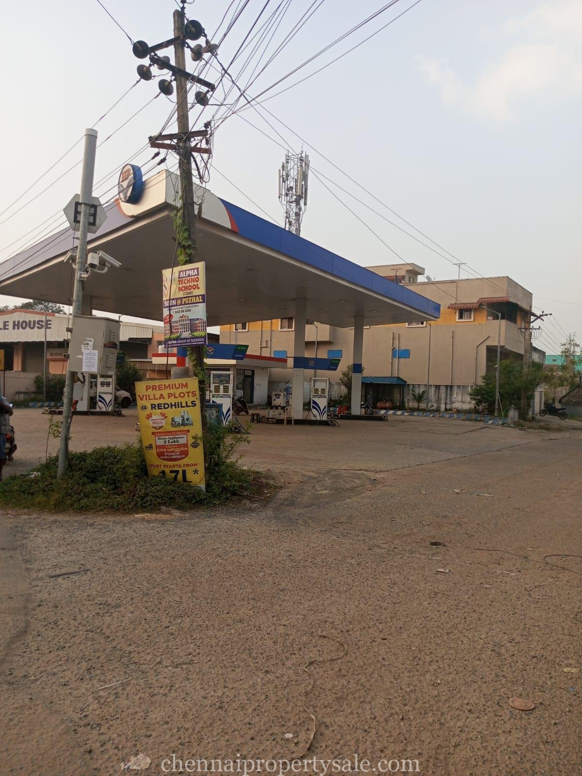 Running Petrol Bunk With Land For Sale in Vadaperumbakkam