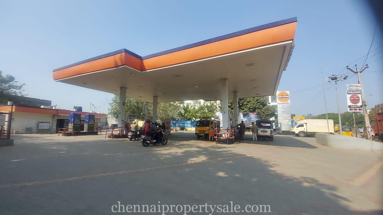 Running Petrol and Gas Bunk With Land For Sale in Ambattur